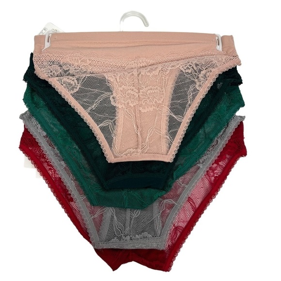 Jessica Simpson Women’s Pantie Small Pkg/5 Ultra Flirty Bikini Fit Multi Colors - Picture 2 of 9